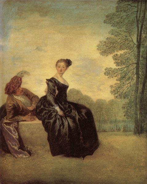 Jean-Antoine Watteau A Capricious Woman china oil painting image